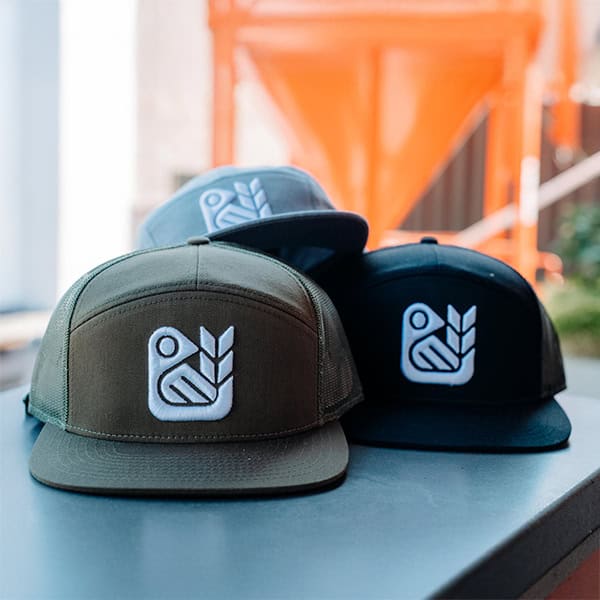 7 Panel Hats - Merch at Red Bird Roasting