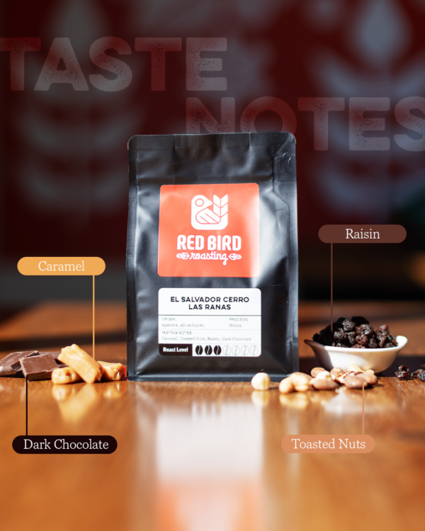 El Salvador Cerro Las Ranas Coffee Bag at Red Bird Roasting Kelowna