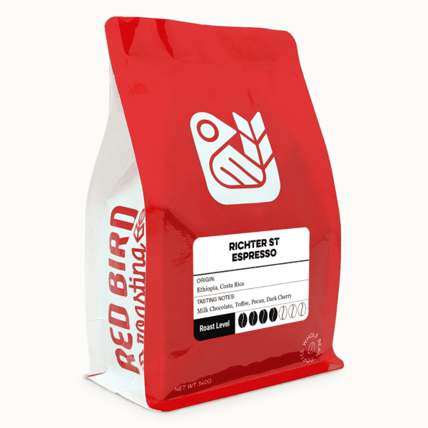 Richter St Espresso Blend at Red Bird Roasting Kelowna